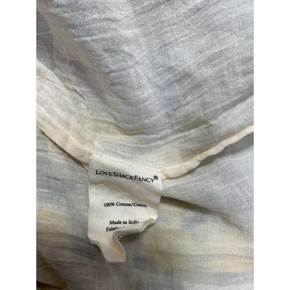 Loveshackfancy 'Rayna' Blue Cotton Dress Size XS - Picture 5 of 5